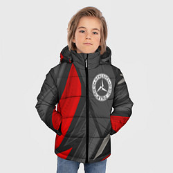 Куртка зимняя для мальчика Mercedes sports racing, цвет: 3D-черный — фото 2