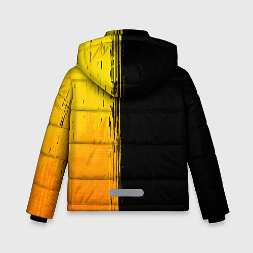 Зимняя куртка для мальчика Barcelona - gold gradient: по-вертикали / 3D-Черный – фото 2