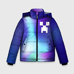 Куртка зимняя для мальчика Minecraft northern cold, цвет: 3D-черный