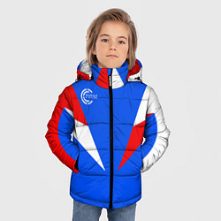 Куртка зимняя для мальчика FIRM с расцветкой триколор, цвет: 3D-светло-серый — фото 2