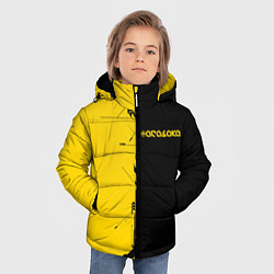Куртка зимняя для мальчика Arasaka corporation, цвет: 3D-черный — фото 2
