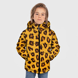 Куртка зимняя для мальчика Текстура леопарда, цвет: 3D-светло-серый — фото 2