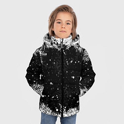 Куртка зимняя для мальчика Новогодний снегопад, цвет: 3D-красный — фото 2