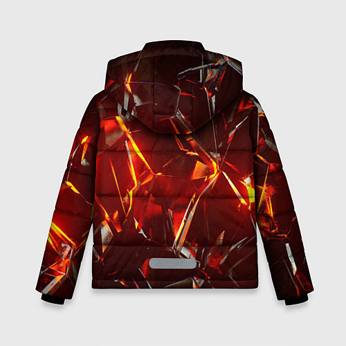 Зимняя куртка для мальчика Лавовое стекло / 3D-Черный – фото 2