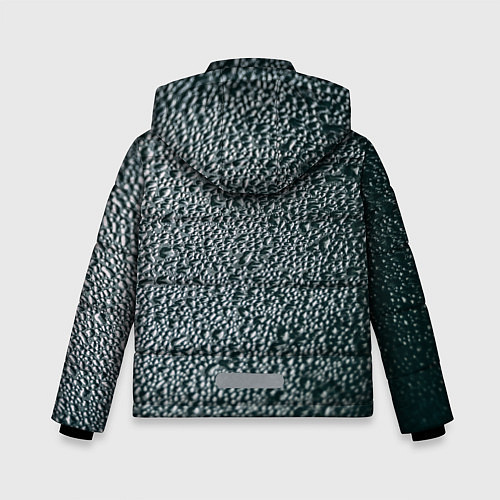 Зимняя куртка для мальчика Текстура воды крупным планом / 3D-Светло-серый – фото 2