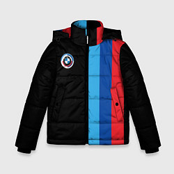 Куртка зимняя для мальчика BMW - м линии, цвет: 3D-светло-серый