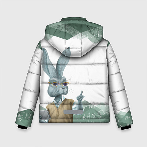 Зимняя куртка для мальчика Легенда про экзамен / 3D-Черный – фото 2