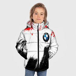 Куртка зимняя для мальчика BMW art, цвет: 3D-черный — фото 2