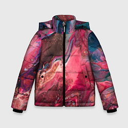Куртка зимняя для мальчика Горный минерал, цвет: 3D-черный