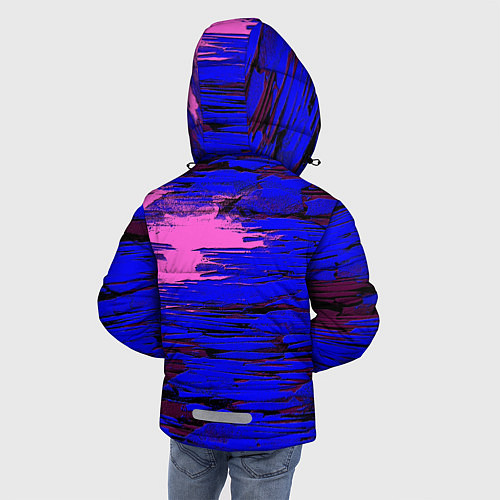 Зимняя куртка для мальчика Soft stones blye / 3D-Красный – фото 4