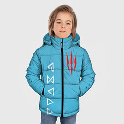 Куртка зимняя для мальчика The Witcher Геральт, цвет: 3D-черный — фото 2