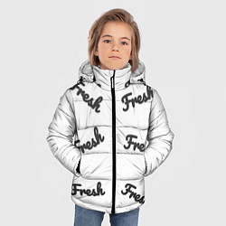Куртка зимняя для мальчика Fresh, цвет: 3D-черный — фото 2
