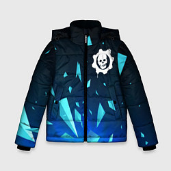 Куртка зимняя для мальчика Gears of War взрыв частиц, цвет: 3D-черный