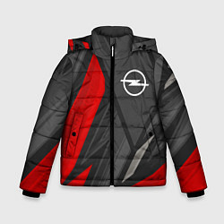 Куртка зимняя для мальчика Opel sports racing, цвет: 3D-черный