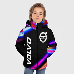 Куртка зимняя для мальчика Volvo speed lights, цвет: 3D-черный — фото 2