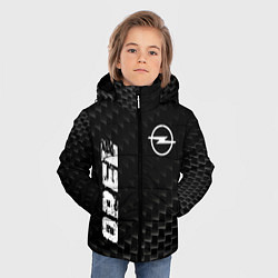 Куртка зимняя для мальчика Opel карбоновый фон, цвет: 3D-черный — фото 2