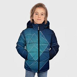 Куртка зимняя для мальчика Геометрическая бесконечность, цвет: 3D-красный — фото 2