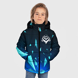 Куртка зимняя для мальчика Warframe взрыв частиц, цвет: 3D-черный — фото 2