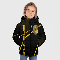 Куртка зимняя для мальчика Porsche - Gold line, цвет: 3D-красный — фото 2