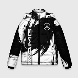 Куртка зимняя для мальчика Mercedes benz - white color, цвет: 3D-красный