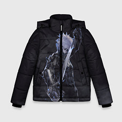 Куртка зимняя для мальчика Metal Gear Rising - В дыму, цвет: 3D-светло-серый