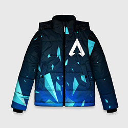 Куртка зимняя для мальчика Apex Legends взрыв частиц, цвет: 3D-черный