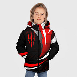 Куртка зимняя для мальчика Ведьмак - спортивная униформа, цвет: 3D-светло-серый — фото 2