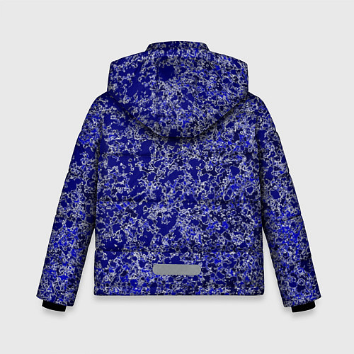 Зимняя куртка для мальчика Синий кислота / 3D-Черный – фото 2