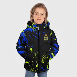 Куртка зимняя для мальчика Реал Мадрид фк, цвет: 3D-черный — фото 2