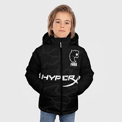 Куртка зимняя для мальчика Furia black, цвет: 3D-красный — фото 2