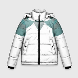 Куртка зимняя для мальчика Геометрическая сова, цвет: 3D-черный