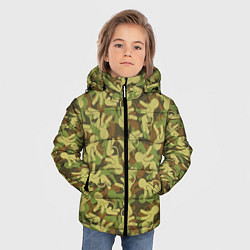 Куртка зимняя для мальчика Малыши камуфляж, цвет: 3D-светло-серый — фото 2