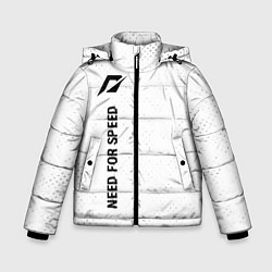Куртка зимняя для мальчика Need for Speed glitch на светлом фоне: по-вертикал, цвет: 3D-черный