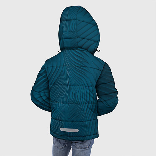 Зимняя куртка для мальчика Фантазия в синем / 3D-Красный – фото 4