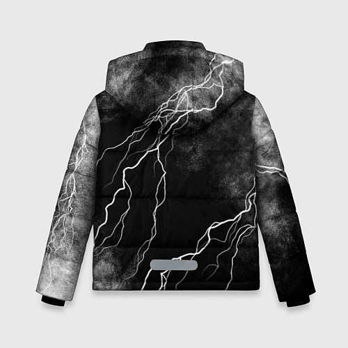 Зимняя куртка для мальчика Thunder awaken молнии / 3D-Светло-серый – фото 2