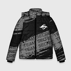 Куртка зимняя для мальчика Форма Team Secret, цвет: 3D-светло-серый