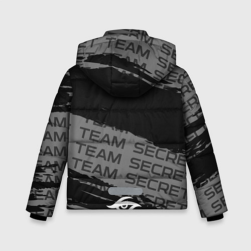Зимняя куртка для мальчика Форма Team Secret / 3D-Черный – фото 2