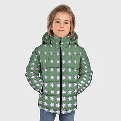 Куртка зимняя для мальчика Звездное серебро, цвет: 3D-черный — фото 2