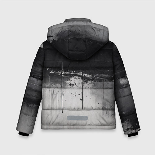 Зимняя куртка для мальчика Текучая смола / 3D-Черный – фото 2