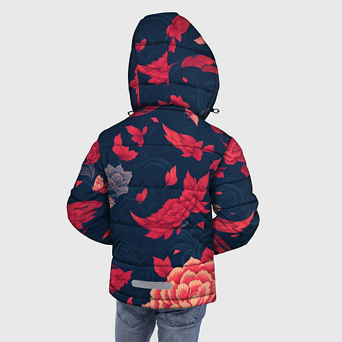 Зимняя куртка для мальчика Братец лис / 3D-Красный – фото 4