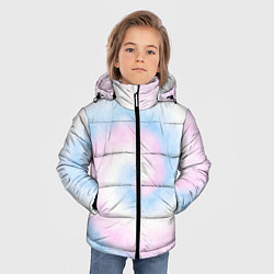 Куртка зимняя для мальчика Тай дай пастель, цвет: 3D-черный — фото 2