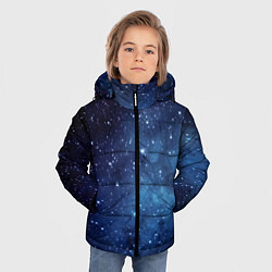 Куртка зимняя для мальчика Звездное небо - нейросеть, цвет: 3D-красный — фото 2