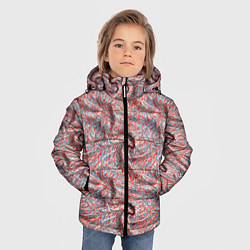Куртка зимняя для мальчика Ткань со складками, цвет: 3D-светло-серый — фото 2