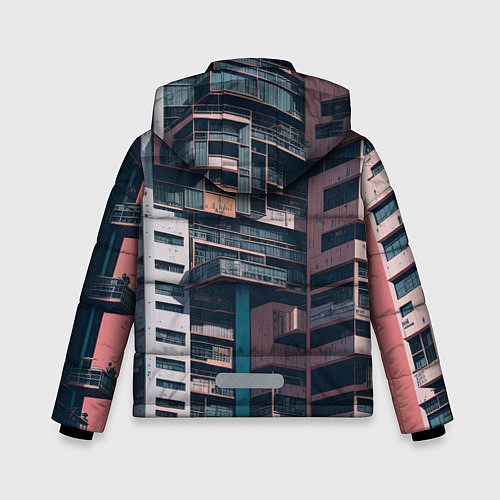 Зимняя куртка для мальчика Спальный район / 3D-Черный – фото 2