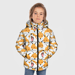 Куртка зимняя для мальчика Хитрые лисы, цвет: 3D-черный — фото 2