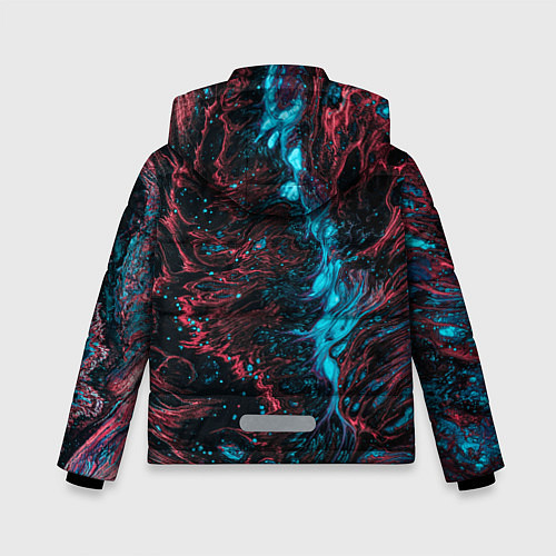Зимняя куртка для мальчика Abstract divorces / 3D-Черный – фото 2