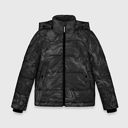 Куртка зимняя для мальчика Dark texture, цвет: 3D-черный