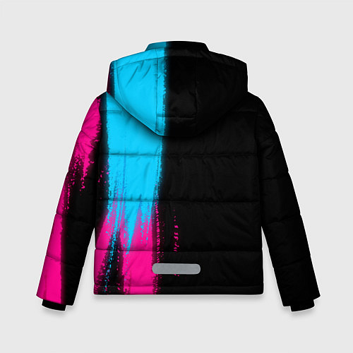 Зимняя куртка для мальчика Toyota - neon gradient: по-вертикали / 3D-Черный – фото 2
