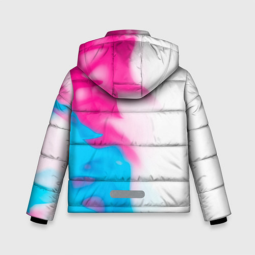 Зимняя куртка для мальчика Jeep neon gradient style: по-вертикали / 3D-Черный – фото 2