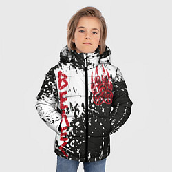 Куртка зимняя для мальчика Лапа медведя, цвет: 3D-черный — фото 2